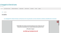 Desktop Screenshot of leschantsdelames.com